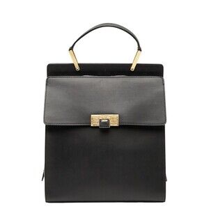 Balenciaga Backpack Black Leather